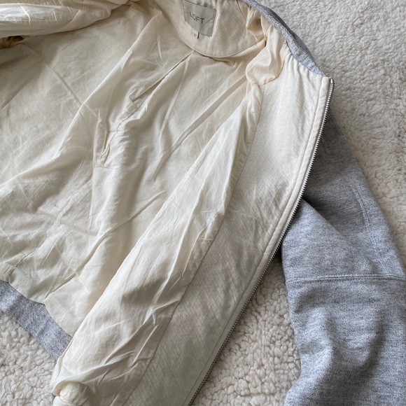 LOFT - Cream and grey jacket - Picture 9 of 11